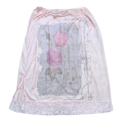 rose garden slip skirt