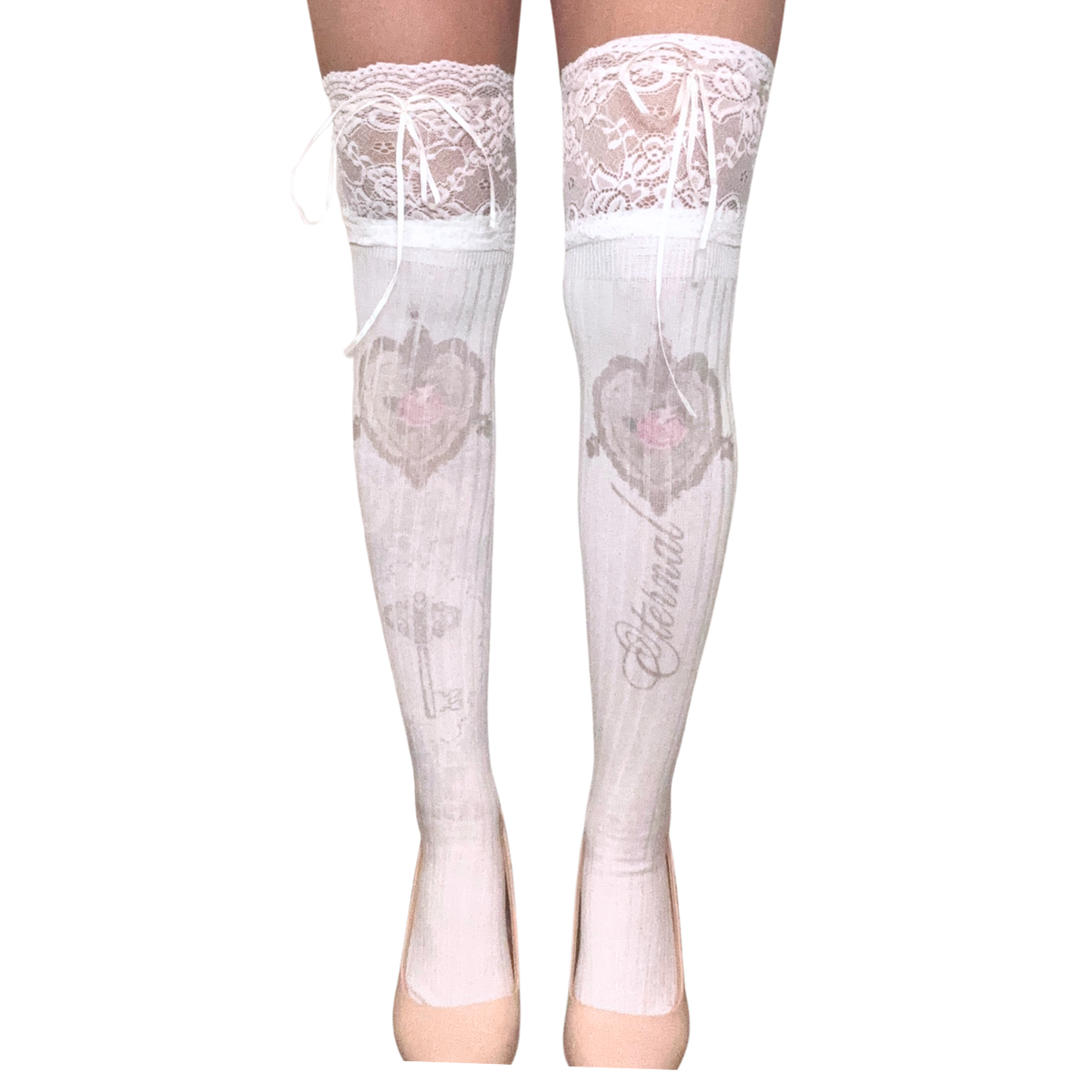 eternal lace knee socks