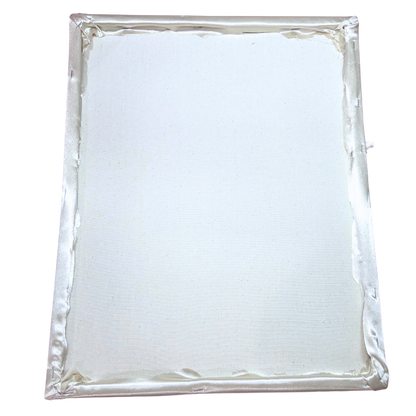 handmade fabric collage canvas (16 x 20)