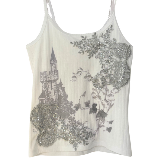 silver castle tank - worn by those belonging in the metallic palace - M